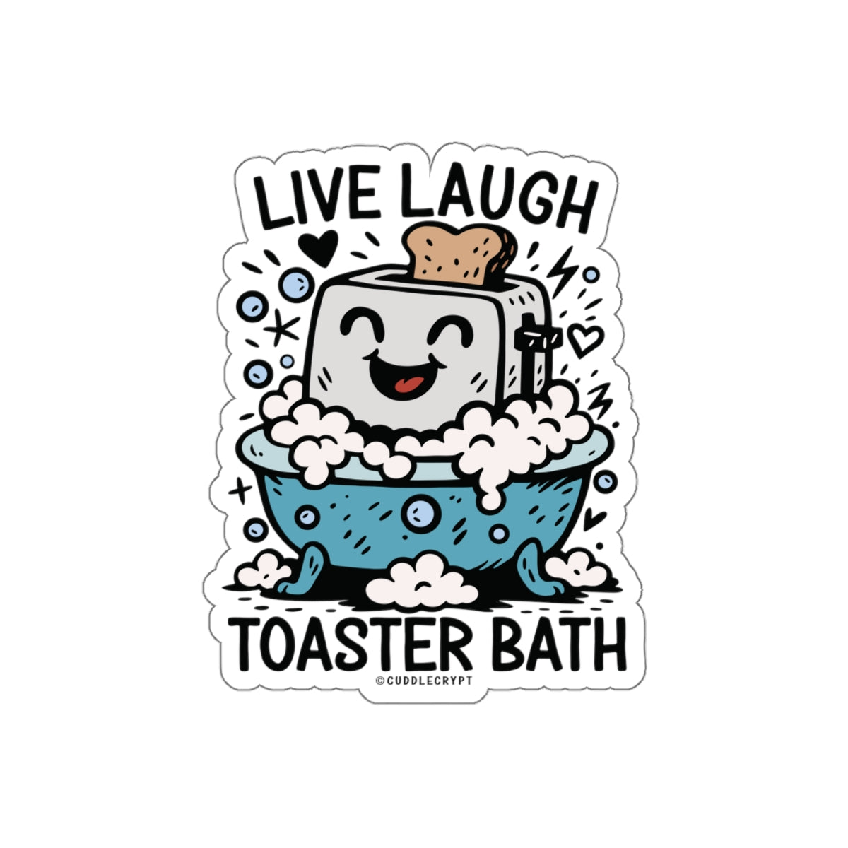 Toaster Bath - Premium Crypt Sticker No. 03