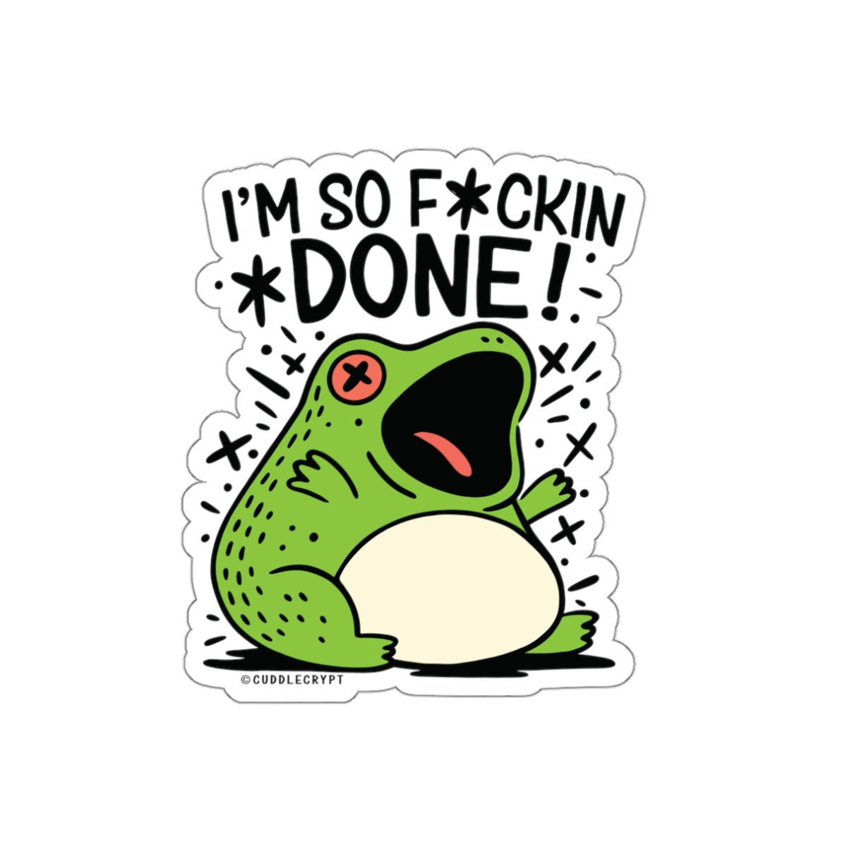 F’ing Done - Premium Crypt Sticker No. 02