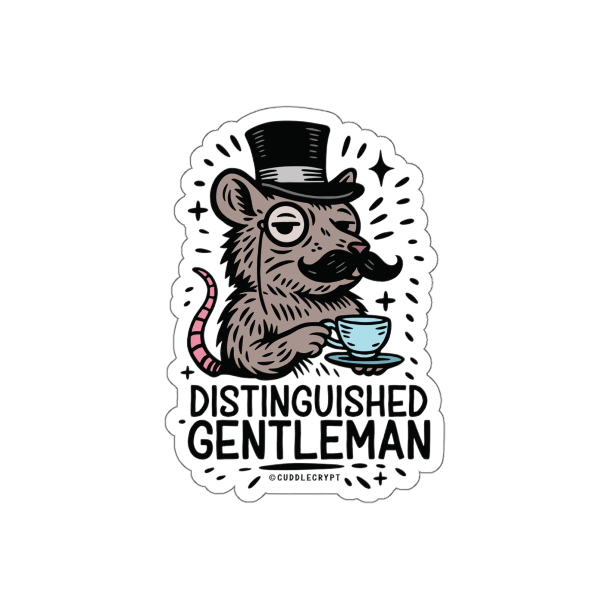 The Gentleman - Premium Crypt Sticker No. 14