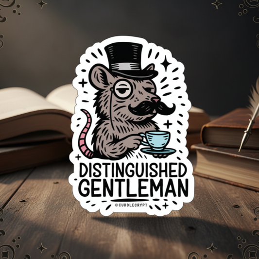 The Gentleman - Premium Crypt Sticker No. 14