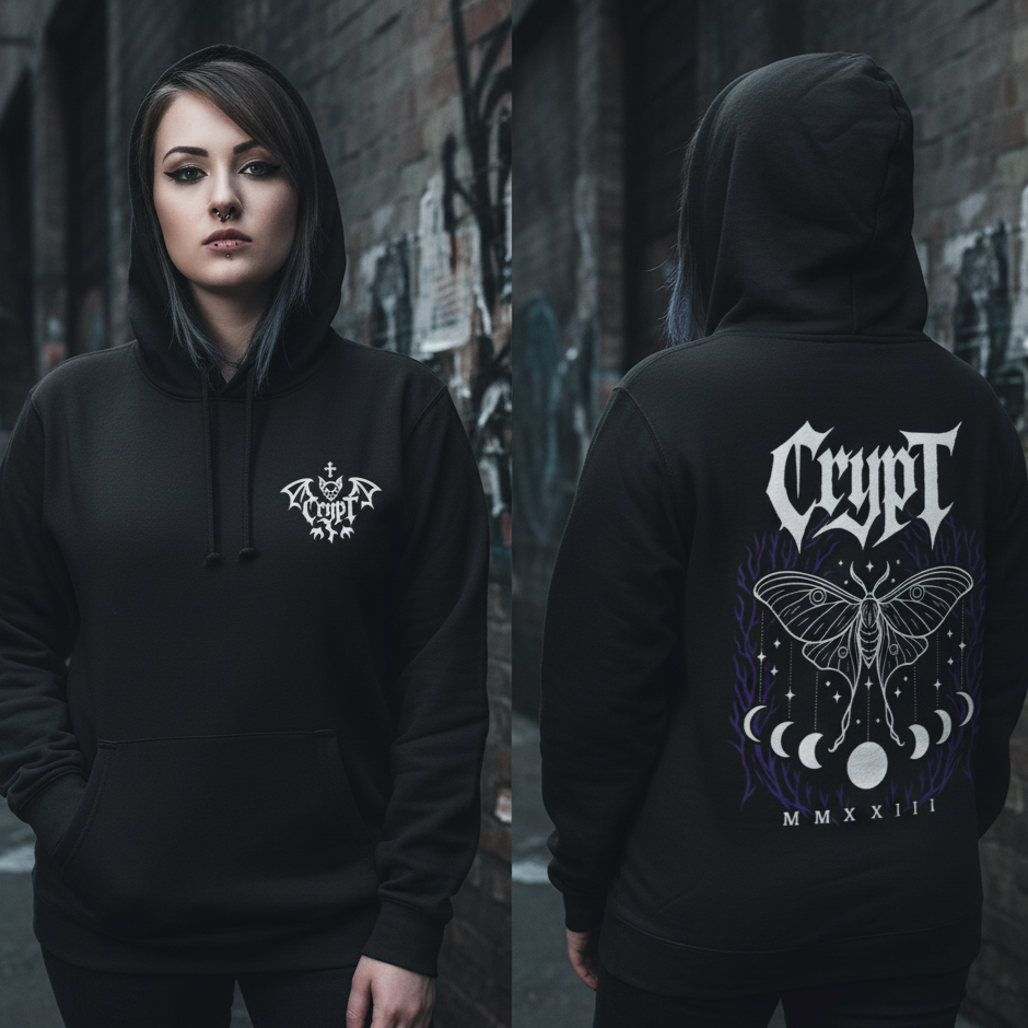 Drawn to Moonlight - Band Style Pullover