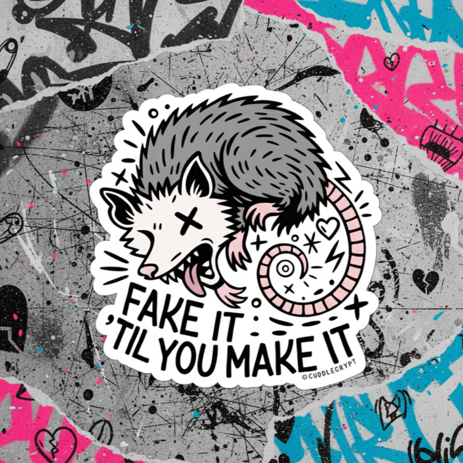 ’Til You Make It - Premium Crypt Sticker No. 05
