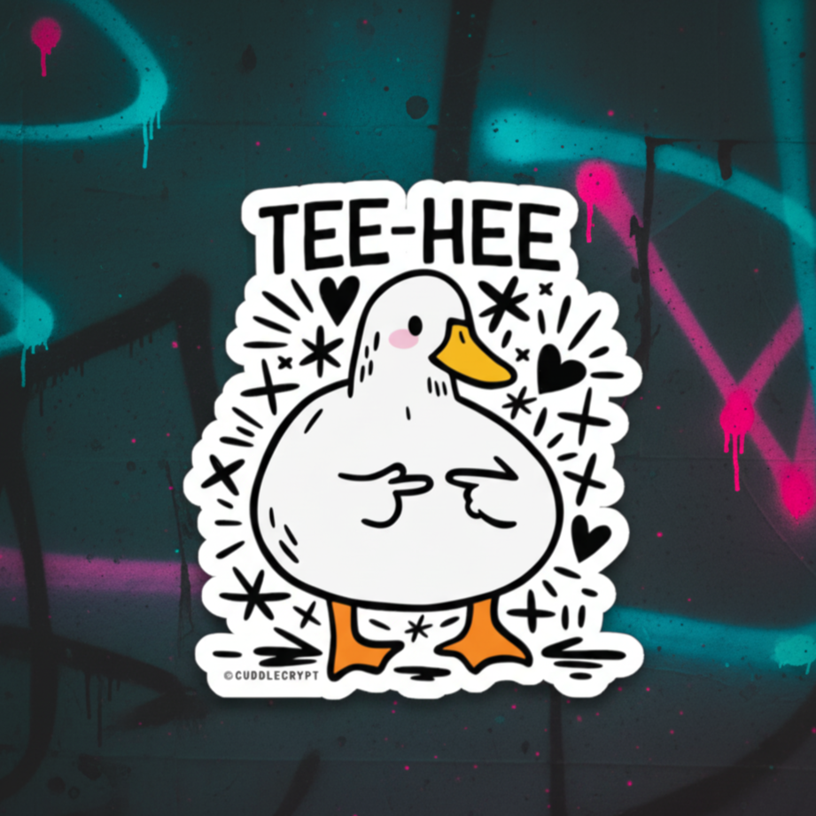 Blushy Honk - Premium Crypt Sticker No. 09